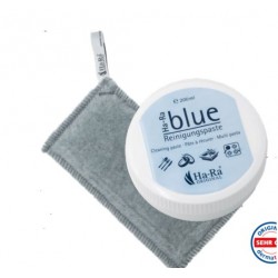 Promotie blue reinigingspasta met doek en gratis krachtpatser